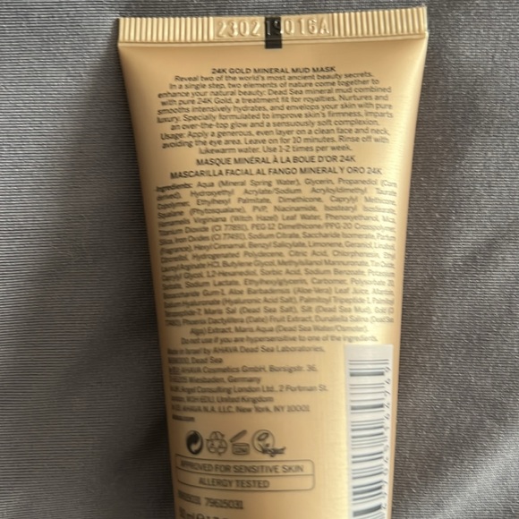Sealed Ahava 24k Gold Mineral Mud Mask - Picture 3 of 3